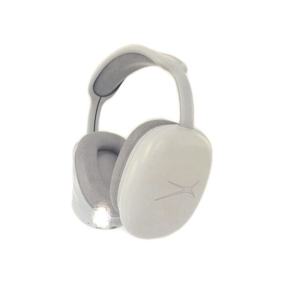 Altec Lansing BOOST Wireless Over Ear Headphones MZX3007-WHTSIL - Picture 1 of 2